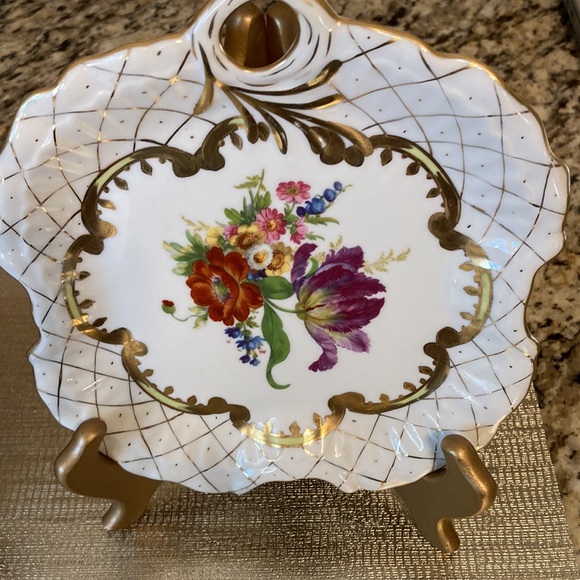 Vintage unique shape flower plates Heirloom by TOYO set of 2 - Picture 3 of 8